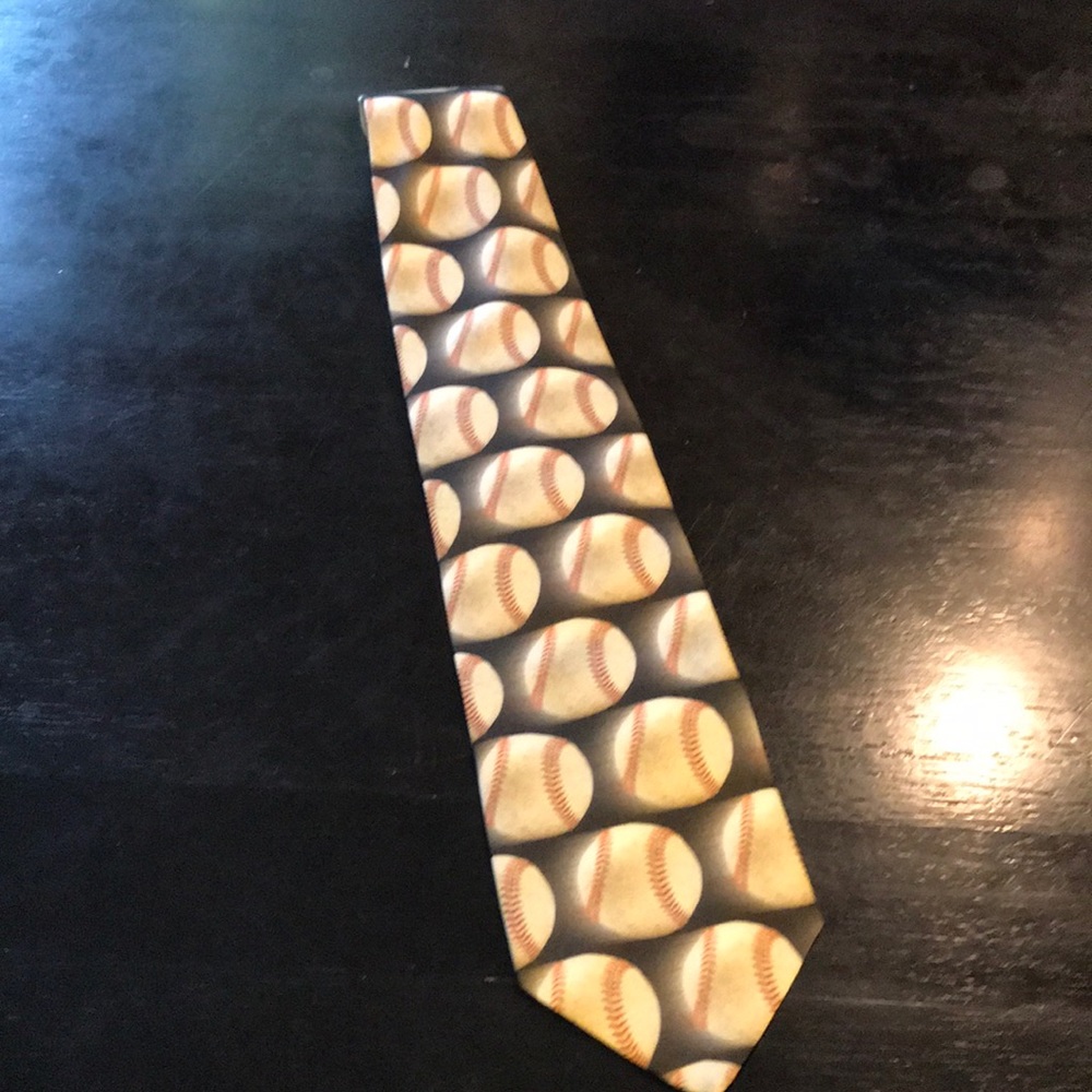 Men’s Baseball Dress Tie ⚾️⚾️❤️❤️Ralph Marlin